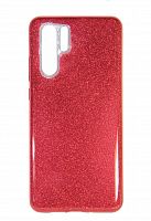 Купить Чехол-накладка для HUAWEI P30 Pro JZZS Shinny 3в1 TPU красная оптом, в розницу в ОРЦ Компаньон