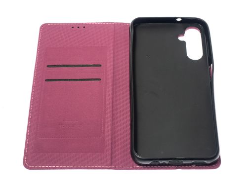 Чехол-книжка для Samsung A145 A14 VEGLAS RICH бордовый - оптовая продажа фото 3 Чехол-книжка для Samsung A145 A14 VEGLAS RICH бордовый - фото фото 3