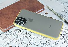 Купить Чехол-накладка для iPhone X/XS METAL LENS TPU+PC желтый оптом, в розницу в ОРЦ Компаньон