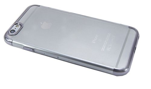 Чехол-накладка для iPhone 6/6S ELECTROPLATED TPU серебро оптом, в розницу Центр Компаньон фото 3