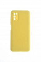 Чехол-накладка для Samsung A037F A03S SILICONE CASE OP закрытый желтый (20) - фото