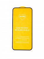 Защитное стекло для iPhone 15 Plus FULL GLUE VEGLAS YELLOW картон черный - фото