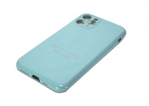 Чехол-накладка для iPhone 11 Pro VEGLAS SILICONE CASE Защита камеры бирюзовый (21) - оптовая продажа фото 2 Чехол-накладка для iPhone 11 Pro VEGLAS SILICONE CASE Защита камеры бирюзовый (21) - фото фото 2