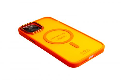 Чехол-накладка для iPhone 12 Pro Max VEGLAS Fog Magnetic оранжевый - фото фото 3