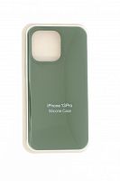 Чехол-накладка для iPhone 13 Pro SILICONE CASE закрытый хаки (64) - фото