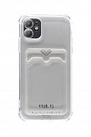 Чехол-накладка для iPhone 11 VEGLAS Air Pocket прозрачный - фото