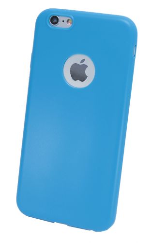 Чехол-накладка для iPhone 6(4.7)FASHION TPU матовый синий - фото