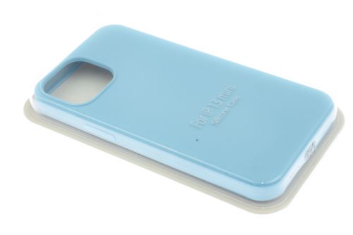Чехол-накладка для iPhone 13 Mini VEGLAS SILICONE CASE закрытый голубой (16) - оптовая продажа фото 2 Чехол-накладка для iPhone 13 Mini VEGLAS SILICONE CASE закрытый голубой (16) - фото фото 2
