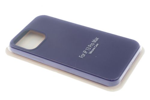 Чехол-накладка для iPhone 13 Pro Max VEGLAS SILICONE CASE закрытый темно-сиреневый (30) - оптовая продажа фото 2 Чехол-накладка для iPhone 13 Pro Max VEGLAS SILICONE CASE закрытый темно-сиреневый (30) - фото фото 2