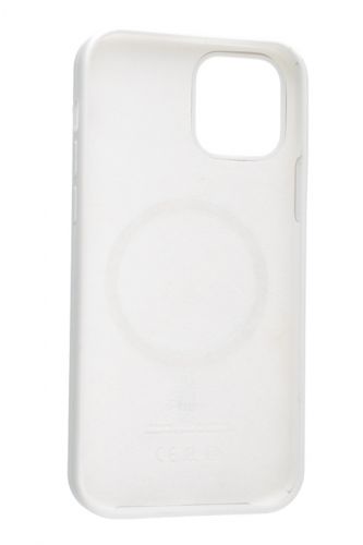Чехол-накладка для iPhone 12\12 Pro SILICONE TPU поддержка MagSafe белый коробка - оптовая продажа фото 3 Чехол-накладка для iPhone 12\12 Pro SILICONE TPU поддержка MagSafe белый коробка - фото фото 3