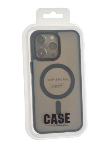 Чехол-накладка для iPhone 15 Pro Max VEGLAS Fog Magnetic черный оптом, в розницу Центр Компаньон фото 4