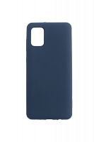 Купить Чехол-накладка для Samsung A315F A31 SILICONE CASE NL OP закрытый темно-синий (8) оптом, в розницу в ОРЦ Компаньон