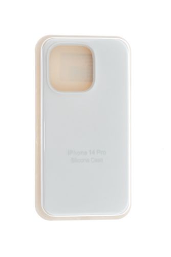 Чехол-накладка для iPhone 14 Pro SILICONE CASE закрытый белый (9) - оптовая продажа Чехол-накладка для iPhone 14 Pro SILICONE CASE закрытый белый (9) - фото