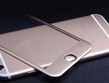 Купить Защитное стекло для iPhone 6/6S 3D пакет золото оптом, в розницу в ОРЦ Компаньон