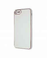 Купить Чехол-накладка для iPhone 7/8/SE PC+PU LEATHER CASE белый оптом, в розницу в ОРЦ Компаньон