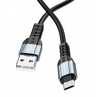 Купить Кабель USB-Micro USB BOROFONE BX64 Silicone 2.4A 1м черный оптом, в розницу в ОРЦ Компаньон