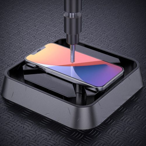 Защитное стекло для iPhone 13 Pro Max/14 Plus HOCO G1 Fast Attach черный - фото фото 2