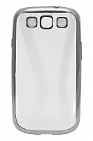 Купить Чехол-накладка для Samsung i9300 SIII РАМКА TPU серебро оптом, в розницу в ОРЦ Компаньон