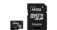 Карта памяти MicroSD 4 Gb Класс 4 Mirex адаптер - фото