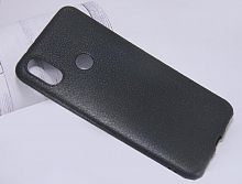 Чехол-накладка для XIAOMI Mi8 SE FASHION LITCHI TPU черный - фото