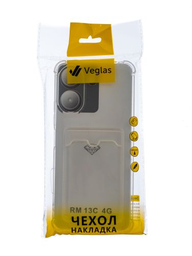 Чехол-накладка для XIAOMI Redmi 13C VEGLAS Air Pocket прозрачный оптом, в розницу Центр Компаньон фото 4
