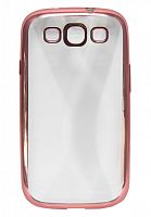 Купить Чехол-накладка для Samsung i9300 SIII РАМКА TPU розовое золото оптом, в розницу в ОРЦ Компаньон