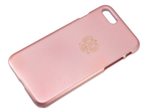 Чехол-накладка для iPhone 7/8/SE SOFT TOUCH Герб России розовый оптом, в розницу Центр Компаньон фото 3