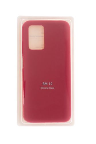 Чехол-накладка для XIAOMI Redmi 10 VEGLAS SILICONE CASE закрытый красный (1) оптом, в розницу Центр Компаньон