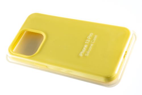 Чехол-накладка для iPhone 13 Pro SILICONE CASE закрытый лимонный (37) оптом, в розницу Центр Компаньон фото 2
