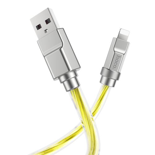 Кабель USB Lightning 8Pin HOCO U113 Silicone золото оптом, в розницу Центр Компаньон фото 3