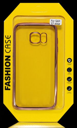 Чехол-накладка для Samsung G935F S7 EDGE РАМКА TPU розовое золото оптом, в розницу Центр Компаньон фото 2