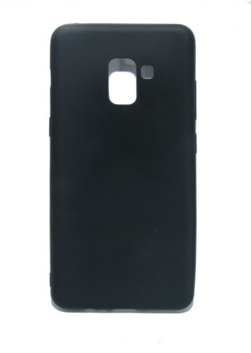 Чехол-накладка для Samsung A730F A8 plus FASHION TPU матовый черный оптом, в розницу Центр Компаньон фото 2