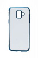 Купить Чехол-накладка для Samsung A600 A6 2018 ELECTROPLATED TPU DOKA синий оптом, в розницу в ОРЦ Компаньон