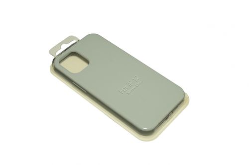 Чехол-накладка для iPhone 12 Mini VEGLAS SILICONE CASE закрытый светло-серый (26) - фото фото 2