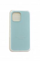 Чехол-накладка для iPhone 13 Pro Max VEGLAS SILICONE CASE закрытый бирюзовый (21), Ограниченно го - фото
