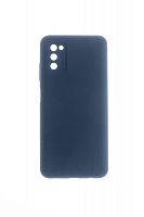 Купить Чехол-накладка для Samsung A037F A03S SILICONE CASE OP закрытый темно-синий (8) оптом, в розницу в ОРЦ Компаньон