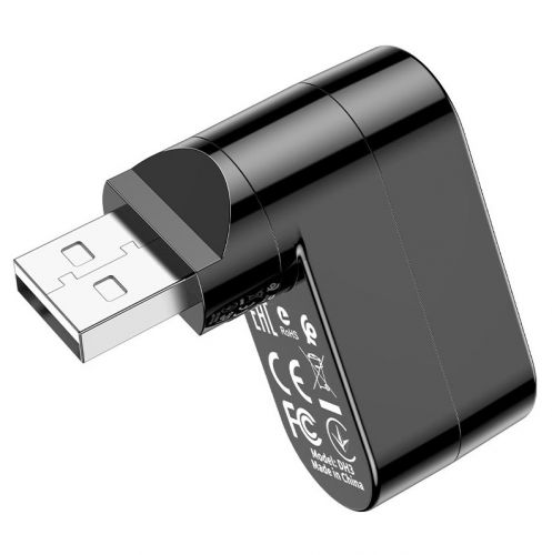 USB-разветвитель BOROFONE DH3 USB (3USB-порта) черный - оптовая продажа фото 4 USB-разветвитель BOROFONE DH3 USB (3USB-порта) черный - фото фото 4