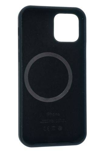 Чехол-накладка для iPhone 12\12 Pro SILICONE TPU поддержка MagSafe черный коробка оптом, в розницу Центр Компаньон фото 3