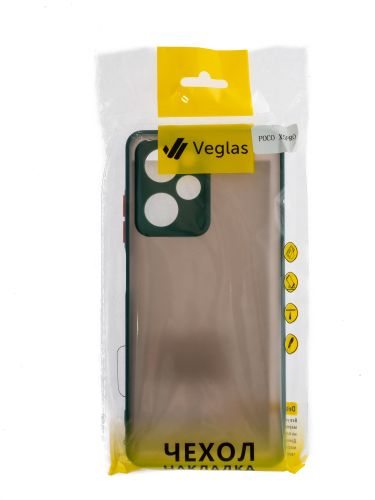 Чехол-накладка для XIAOMI Poco X5 Pro VEGLAS Fog зеленый оптом, в розницу Центр Компаньон фото 3