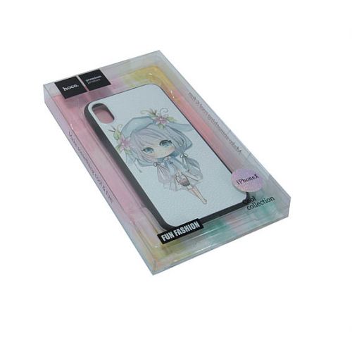 Чехол-накладка для iPhone X/XS HOCO COLORnGRACE TPU Девочка HC-518 - оптовая продажа фото 2 Чехол-накладка для iPhone X/XS HOCO COLORnGRACE TPU Девочка HC-518 - фото фото 2