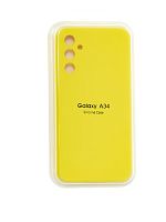 Купить Чехол-накладка для Samsung A346E A34 VEGLAS SILICONE CASE закрытый желтый (20) оптом, в розницу в ОРЦ Компаньон