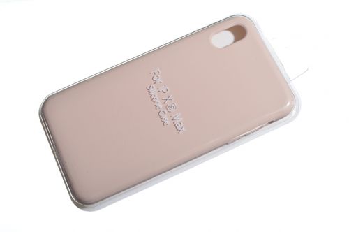 Чехол-накладка для iPhone XS Max VEGLAS SILICONE CASE закрытый светло-розовый (19) - фото фото 2