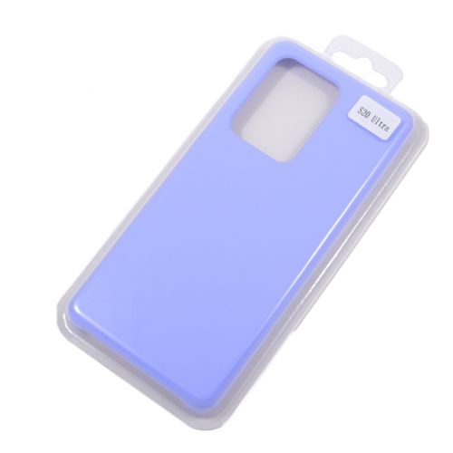 Чехол-накладка для Samsung G988 S20 Ultra SILICONE CASE NL сиреневый (13) - фото фото 2