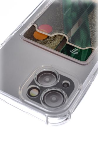 Чехол-накладка для iPhone 15 VEGLAS Air Pocket прозрачный оптом, в розницу Центр Компаньон фото 3