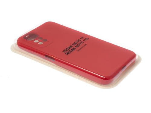 Чехол-накладка для XIAOMI Redmi Note 11 4G/Note 11S VEGLAS SILICONE CASE закрытый красный (1) оптом, в розницу Центр Компаньон фото 2