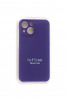 Чехол-накладка для iPhone 13 Mini SILICONE CASE Защита камеры фиолетовый (45) - фото
