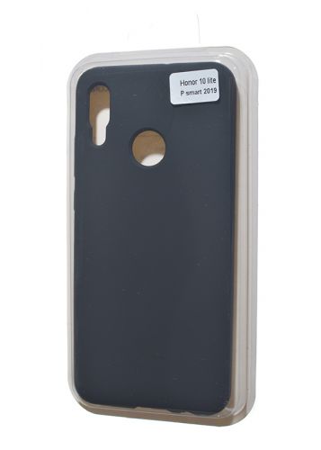 Чехол-накладка для HUAWEI P Smart 2019 VEGLAS SILICONE CASE закрытый черный (3) оптом, в розницу Центр Компаньон