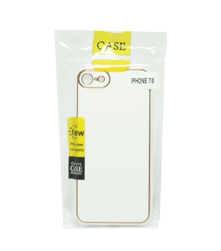 Чехол-накладка для iPhone 7/8/SE PC+PU LEATHER CASE белый оптом, в розницу Центр Компаньон фото 2