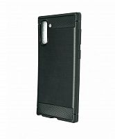 Купить Чехол-накладка для Samsung N970 Note 10 BECATION CARBON FIBER TPU ANTISHOCK черный оптом, в розницу в ОРЦ Компаньон