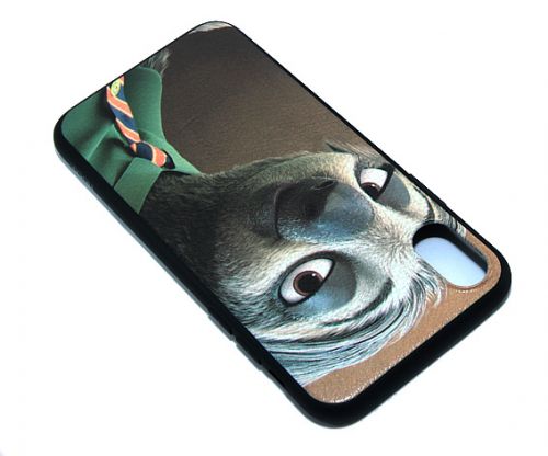 Чехол-накладка для iPhone X/XS HOCO COLORnGRACE TPU Ленивец HC-634 - оптовая продажа фото 3 Чехол-накладка для iPhone X/XS HOCO COLORnGRACE TPU Ленивец HC-634 - фото фото 3